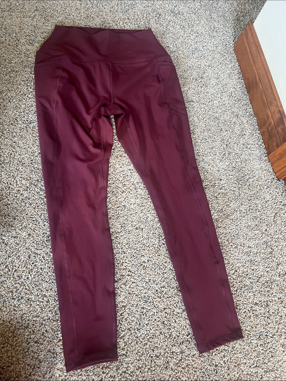 RBX women’s Burgundy High-Waist Active Leggings
